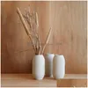 Vases A Simple White Mist Vase Wod Be Ideal For Dry Flowers. Drop Delivery Home Garden Dhtgb