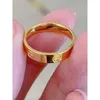 Anello di carta gold gold anello argento love serie 999 anello oro full metodo antico anello semplice anello maschio per coppia femmina regali