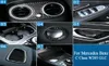 Prawdziwy włókno węglowe tylne klimatyzacja panelu wydechowego naklejka ramy dla Mercedes Benz C Klasa W205 GLC Wewnętrzne akcesoria 6603202