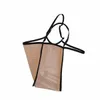 FI stor kapacitet handväska mesh ihålig design strand resepaket för kvinnor enkel axel väska kvinnliga shoppare totes 08gj#