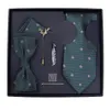 Tie Gift Box Set para homens no noivo Brideroom Business formal retro tie bow moda versão de aniversário casual para enviar meninos 240403