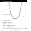 Chains Classic Silver 3MM 4MM 18 -30in Curb Cuban Chain Men Necklace 925 Sterling Horsewhip For Women Jewelry