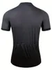 Black Cycling Jersey Mens Activewear Short Sleeve Breathable Casual Bike Shirts 240411