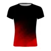 Camas de camisetas masculinas de verão ao ar livre camisa de manga curta de mangas curtas Camisa casual de camiseta 3D colorida lazer fora de casa 2024 115