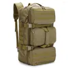 Sac à dos 65l Tactical Military Outdoor Backage Package Trekking en nylon étanche grimpant à grande capacité Bag Mochila