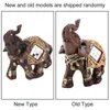 Chinois traditionnel Feng Shui Lucky Elephant Statue Resine Resine Sculpture Animal Éléphant Figurine Ornement Decoration Home 240408