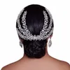 Youlapan Rhineste Pearl Headpiece with Comb Bridal Headwear Wedding Hair Accories Jewelry Woman headdr Bride Tiara HP530 S9DP＃