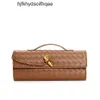 Women Buckle Lock 2024 Fashion Handle Andiamo Bag Bottegs Lady Bags Purse Venets Woven Stick Cross Single New Hardware Shoulder Long Baguette Clutch GYGW