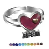 Other 10Pcs Fashion Woman Lovely Heart-Shaped Lovers Mood Ring Change Color Drop Delivery Jewelry Body Dhkok