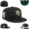 Ball Caps Style dopasowane czapki rozmiary hat designer baseball wszystkie drużyny logo bawełniane płaskie hafty unisex snapbacks atletyczny ulica Outto Dhpyy