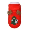 Vêtements pour chiens Elk Pet Cats chiens de Noël vêtements d'hiver Chihuahua pug costume flanelle chaude manteau festif chiot accessoires de vêtements cadeau