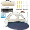 Rassemblage de camping extérieur portable multi-personnes multi-personnes Sunsinde Seasure Protection solaire Sunable Beach Tente 240416