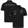 F1 Team T-shirt Formel 1 racing kortärmad t-shirt fans Summer Lapel Polo Shirts Casual Women's T-Shirt Overdimensionerad tröja