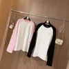 CH24 Early Spring New Fashion Fan Wen Hot Diamond Letter Trendy Personlig mångsidig raglan långärmad t t