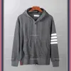 Waffle Four Stripe Sweater Mens Mens Cabille Cardigan Korean Fashion Sports Casual Coat Ins Top