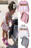 Kid Clothing Set Anzug Regenbogenstreifen transparente Mantel -Weste Shorts 3 Stcs Mädchen Sonne Schutz Outfit Sommerkleidung5455345