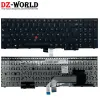 Claviers Azerty Be Belgian fr français ES Clavier espagnol pour Lenovo Thinkpad E570 E570C E575 ordinateur portable 01ax126 01ax131 01ax210