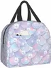 Ocean Mermaid Scales Geïsoleerde lunchtas voor vrouwen lekvrije thermische lunchbox voor meisjes kinderen koelere tas herbruikbare Bento Tote Bag K8RW#