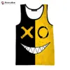 Devil Smiling Face Fashion Summer Men Tank Tops Sleeveless Spring Harajuku Streetwear 3D Printed Beach Tops Mens Clothing 240408