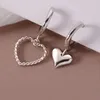 Stud Earrings 1Pair Korea Fashion Irregular Heart Ear Clips For Women Without Piercing Girls Banquet Jewelry Gift