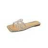 Designer Scuffs Slippers Slides Dames Sandalen Beige Silver Black Gold Dames Fashion Scuffs Maat 35-40 GAI