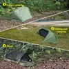 Namioty i schroniska Sonuto Outdoor Jednobojowy lekki namiot Tactical Schronienie Marszowe łóżko Mosquito Net Anty-Mosquito Waterproof Field