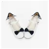 Платформа для обуви дизайн платформы сладкие девушки женщина Kawaii Mid Heel 4 см. Японская милая аниме Lolita Женщины Harujuku JK Cosplay Shoes