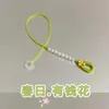 Мини маленький жемчужный цветочный браслеты Fairy Spring и летняя Allmatch нежная зеленая очень тонкая веревка для рук для Grils 240416