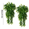 Fleurs décoratives Plantes Plantes Artificial Decor 2pcs 80cm Plant de fausses