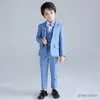 Costumes garçons de mariage de mariage formel smoking costume enfants blazer gilet pantal