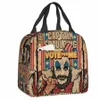 captain Spaulding Insulated Lunch Bag for Women Horror Film House of 1000 Corpses Resuable Thermal Cooler Food Lunch Box School x3PP#