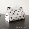 Light Lux Fabric Tissue Box Cotton and Linen Napkin Boxes Tissue Bag Tea Table Decoration New Chinese Style Tissue Box