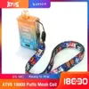 ATVS Neckseil Puff 180.000 Puffs Bar Einweg Vape E-Zigarette mit intelligentem Bildschirm Display 750mAh Batterie Bang Bang Box Vape Vape Vapeable 18000 Puff Dampfs