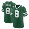 Aaron Rodgers Jersey Ahmad 소스 Gardner Garrett Garrett Breece Hall Darrelle Revis Joe Namath Quinnen Williams Haason Reddick Ronnie Lott Football Jerseys