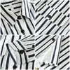 Chemises décontractées pour hommes 2023 Classic Mens Business Fashion Pocket Pocket Pocket Stripe Stripe Long à manches à manches automne