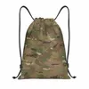 Wojskowy Camoue Wzór sznurkowy plecak sportowy torba gimnastyczna dla mężczyzn Women Army Tactical Camo Shop Sackpack 33HX#