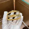 Ny helt klassisk designerarmband tusen full guldarmband spegel Family Elements Fixade munvattenskalsmycken