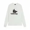 High quality designer clothing Edition Paris Folding Alphabet Printed Unisex T-shirt Long sleeved