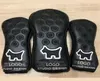 New Design SC Driver Wood Covers 3Pcs/Set Black/White High Quality PU Golf Club Head Covers with Free Shipping4140191
