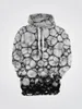 Men's Hoodies Spring And Autumn Clothing Fashion Optical Illusion 3D Printed Personality Bubble Pattern Graphic T-shirt For Men