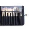 Sacs de cosmétiques pliés Brushes Sac Makeuvil Rolling Travel Organisateur