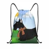 Aangepaste stijlvolle Scottie Drawtring Backpack Bags Men Women Lichtgewicht Scottie Dog Pet Gym Sports Sackpack Sacks voor training P8M5#