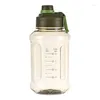 Water Bottles 1.5/ 2.1 Liter Large Capacity Sports Bottle With Scale Outdoor Fitness Gym Portable Cups Bucket BPA Free