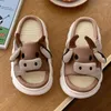 Hausschuhe niedliche Cartoon Frosch Baumwolllinie Spring House Slides weibliche Flip Flops Frauen Sommer Home Leinenschützer