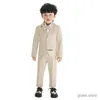 Costumes Costume de mariage pour garçons Gentleman Gentleman Photograph Suit enfants Tuxedo Robe Big Teenage Graduation Stage Show Show Costume