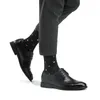 Мужские носки 6 пары высококачественные бизнесмены мужски хлопок повседневное мягкое сжатие дизайн моды бренд мужчина черный плюс платье носки