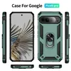 Étui à tenue magnétique à caractéristique de grade militaire, porte-anneau, couverture du support à 360 degrés, pour Google Pixel 9 Pro 8a 8 7a 7 6 6a 5a 5