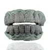 Iced Out Diamond Grillz Hip Hop denti personalizzati Grillz 925 Silver D Color Moissanite Grillz