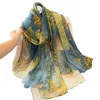 Craquins Silk Beach Stoles Femmes Hijab Écharpe Luxury Suncreen Châle Wraps Ladies Foulard Summer Bandana Echarpe 2024