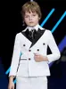 Costumes Flower Boys White Jacket Pantal